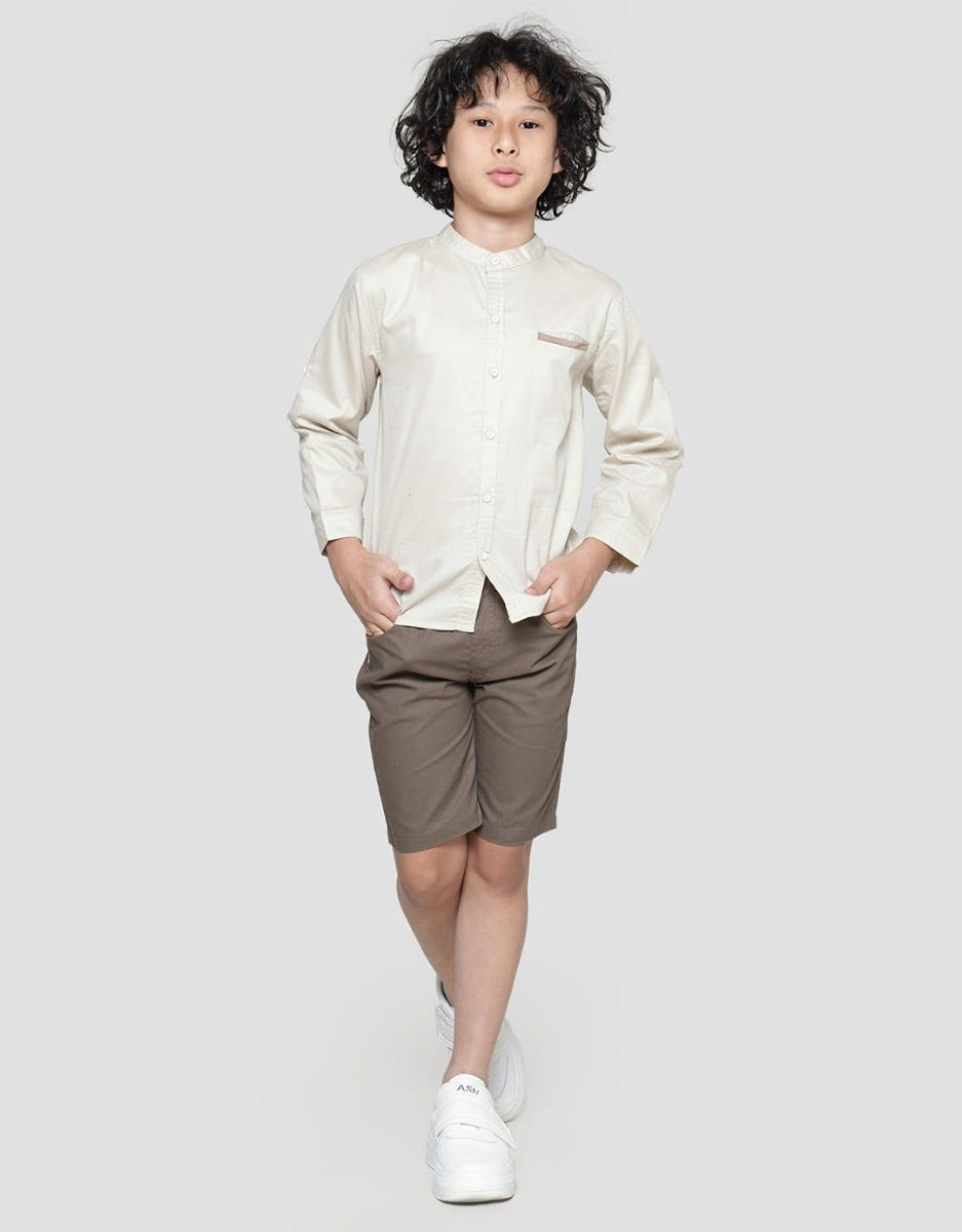 Little M Dobby Pique Baju Koko Anak Laki-laki
