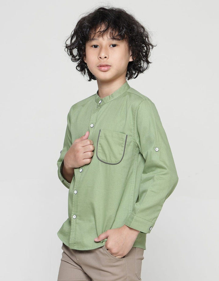 Little M Dobby Pique Baju Koko Anak Laki-laki