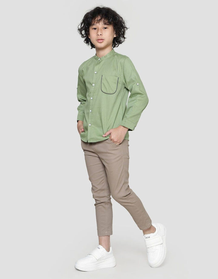 Little M Dobby Pique Baju Koko Anak Laki-laki