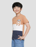 Little M Tiger Kaos Lengan Pendek Anak Laki-laki
