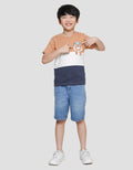 Little M Tiger Kaos Lengan Pendek Anak Laki-laki