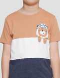 Little M Tiger Kaos Lengan Pendek Anak Laki-laki