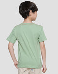 Little M On Safari Print Kaos Lengan Pendek Anak Laki-laki