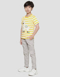 Little M Lets Go Vacay Boys Short Sleeve T-Shirt