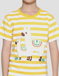 Little M Lets Go Vacay Boys Short Sleeve T-Shirt