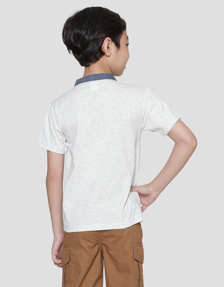 Little M Henley Dropping Boys T-Shirt