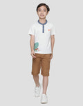 Little M Henley Dropping Boys T-Shirt