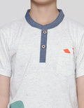 Little M Henley Dropping Boys T-Shirt