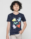 Little M Kaos Lengan Pendek Anak Laki-laki Print Print Full Print Dino