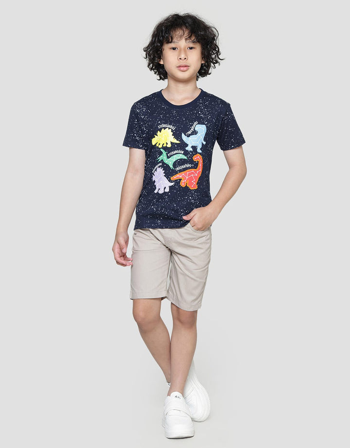 Little M Kaos Lengan Pendek Anak Laki-laki Print Print Full Print Dino