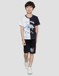 Little M Full Print Animal Boys Short Sleeve T-Shirt