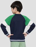 Little M Stripes Dino Sweater Anak Laki-laki