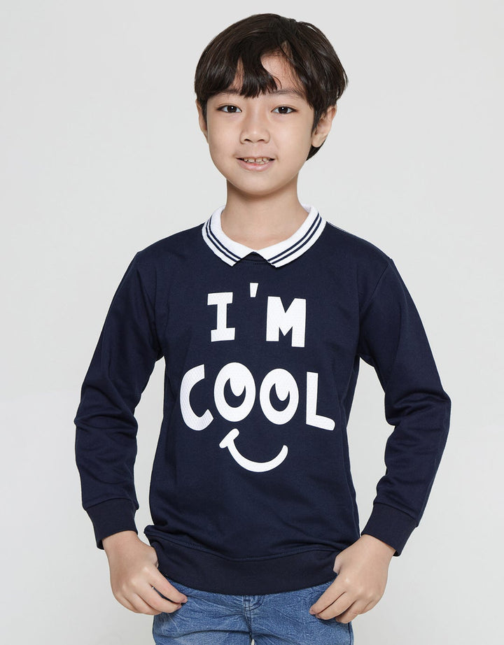 Little M Sweater I Cool Manset Anak Laki-laki