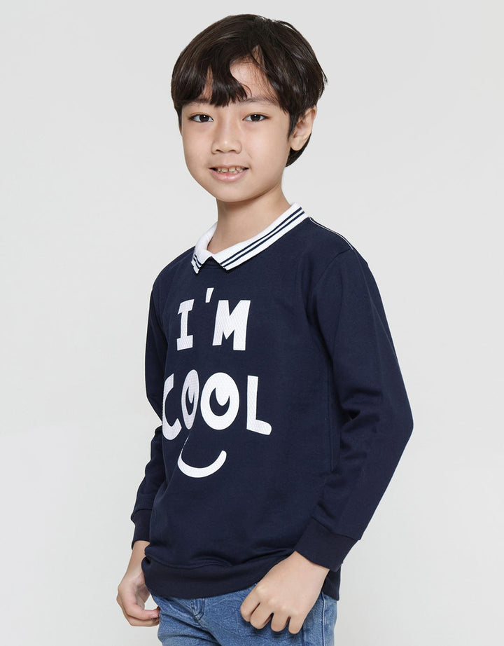 Little M Sweater I Cool Manset Anak Laki-laki
