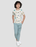 Little M Full Print Great Day Kaos Lengan Pendek Anak Laki-Laki