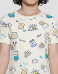 Little M Full Print Great Day Kaos Lengan Pendek Anak Laki-Laki