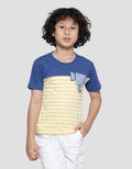 Little M Elephant Print Kaos Anak Laki-laki