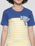 Little M Elephant Print Kaos Anak Laki-laki