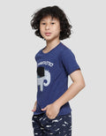 Little M Elephantstic Dropping Kaos Lengan Pendek Anak Laki-laki