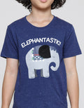 Little M Elephantstic Dropping Kaos Lengan Pendek Anak Laki-laki