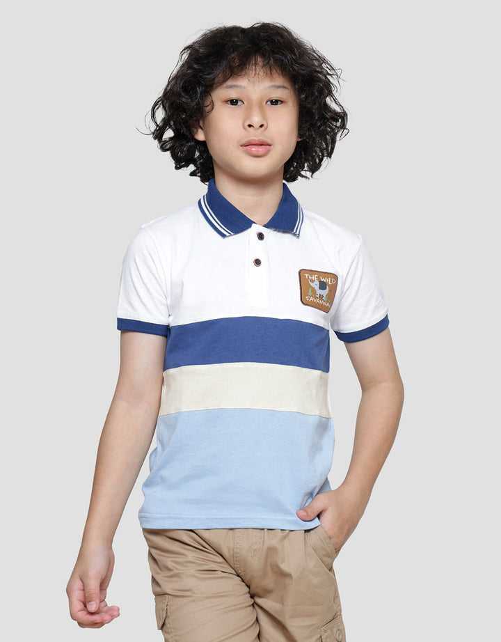 Little M Cut N Sewn Gajah Kaos Polo Anak Laki-Laki