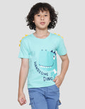 Little M Dino App Boys Short Sleeve T-Shirt