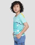Little M Dino App Boys Short Sleeve T-Shirt