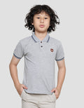 Little M Solid Kaos Polo Anak Laki-Laki
