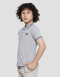 Little M Solid Kaos Polo Anak Laki-Laki