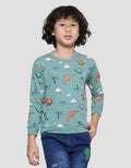 Little M Dino Print Sweater Anak Laki-laki