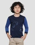 Little M Full Print Dino Sweater Anak Laki-Laki