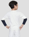 Little M Dino Bulu Sweater Anak Laki-Laki