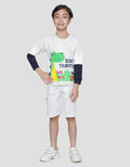 Little M Dino Bulu Sweater Anak Laki-Laki