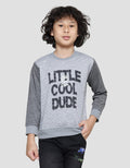 Little M Emboss Little Cool Dude Sweater Anak Laki-Laki