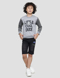 Little M Emboss Little Cool Dude Sweater Anak Laki-Laki