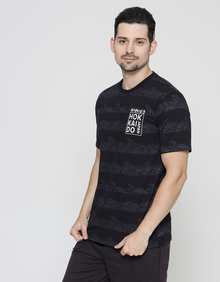 T Zone Short Sleeve T-Shirt Print Fullprint Theme Japan Hokaiddo