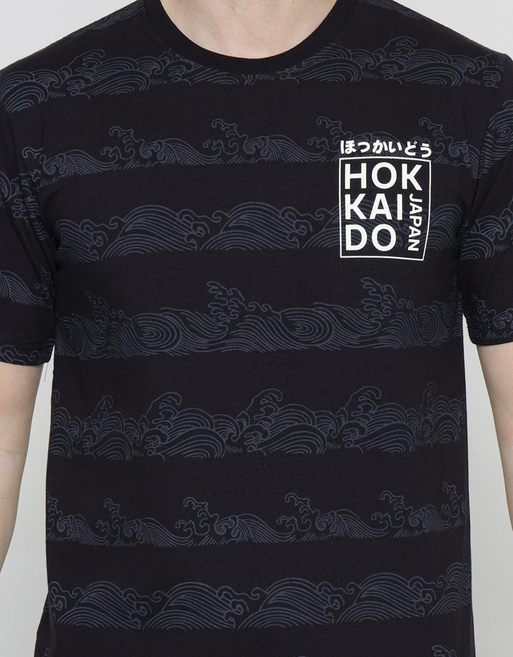 T Zone Short Sleeve T-Shirt Print Fullprint Theme Japan Hokaiddo