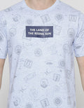 T Zone Short Sleeve T-Shirt Print Fullprint Theme Japan - The Land