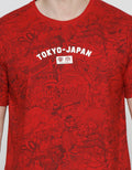 T Zone Men's Short Sleeve T-Shirt Fullprint Theme Japan - Tokyo