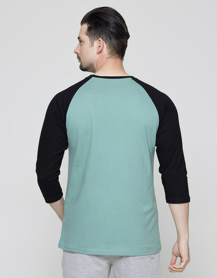 T Zone 3/4 Raglan T-Shirt Theme Varsity Icon - Football