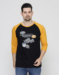 T Zone 3/4 Raglan T-Shirt Theme Varsity Icon - Yellowstone