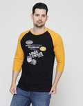 T Zone 3/4 Raglan T-Shirt Theme Varsity Icon - Yellowstone