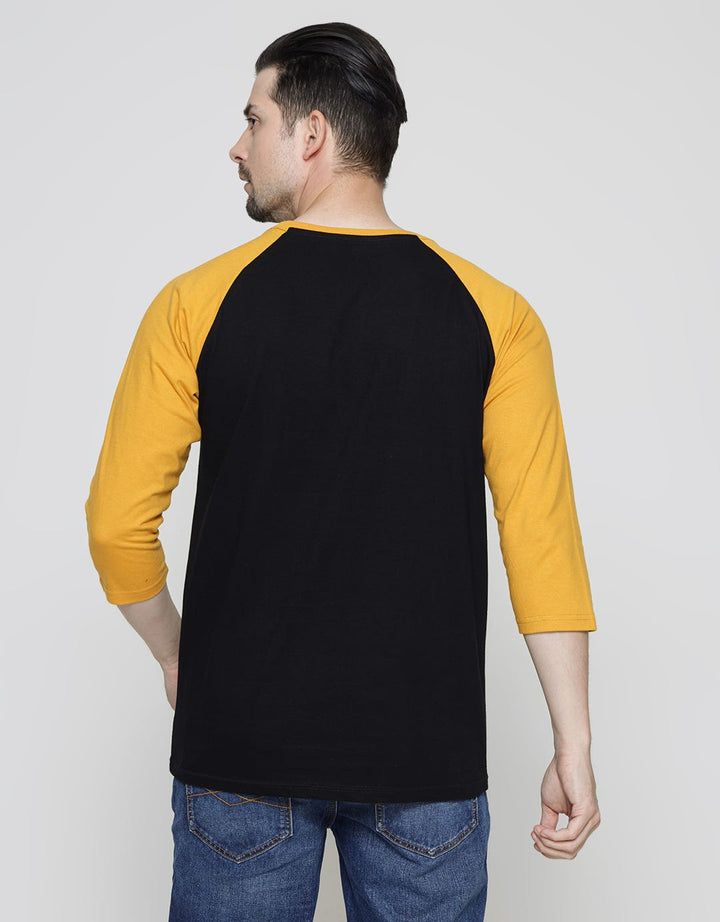 T Zone 3/4 Raglan T-Shirt Theme Varsity Icon - Yellowstone