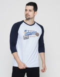 T Zone 3/4 Raglan T-Shirt Theme Varsity Icon - Lubrication