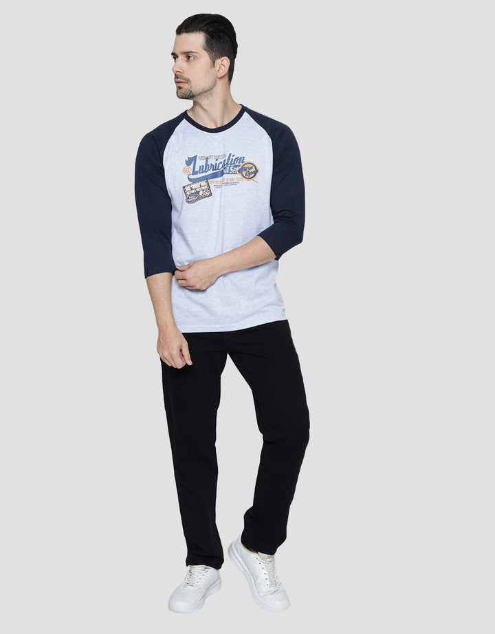 T Zone 3/4 Raglan T-Shirt Theme Varsity Icon - Lubrication