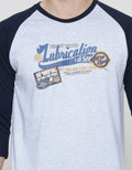 T Zone 3/4 Raglan T-Shirt Theme Varsity Icon - Lubrication