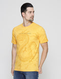 T Zone Big Dragon Print Kaos Pria