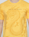 T Zone Big Dragon Print Kaos Pria