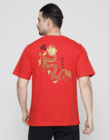 T Zone Short Sleeve T-Shirt Print Cny Collection 2024 - Backprint