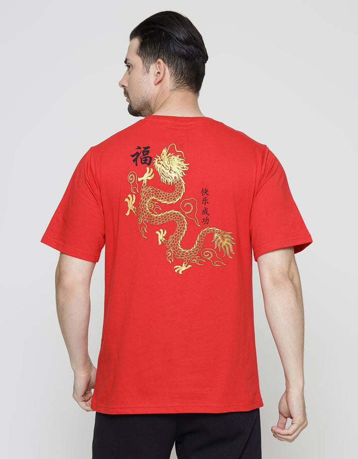T Zone Short Sleeve T-Shirt Print Cny Collection 2024 - Backprint